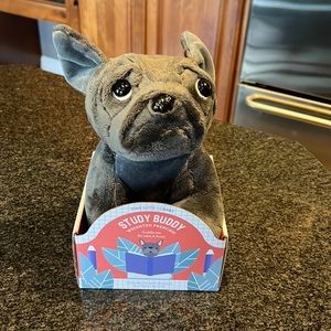 Frenchie Dog Weighted Plush Stuffed Animal Study Buddy